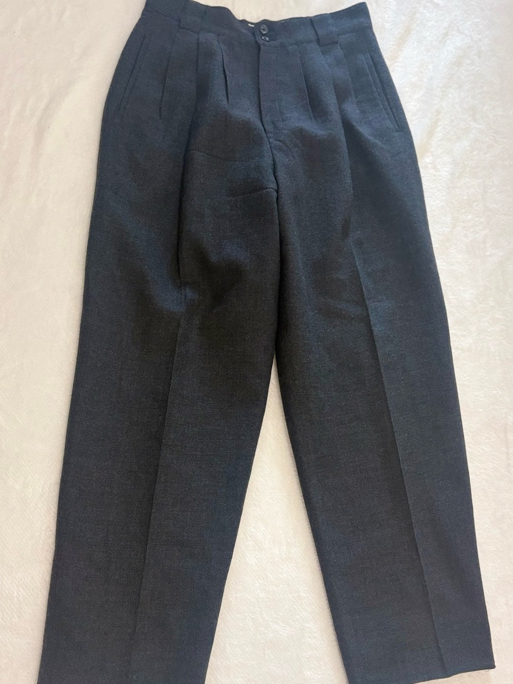 Giorgio Sant'Angelo Wool Pants - Charcoal
